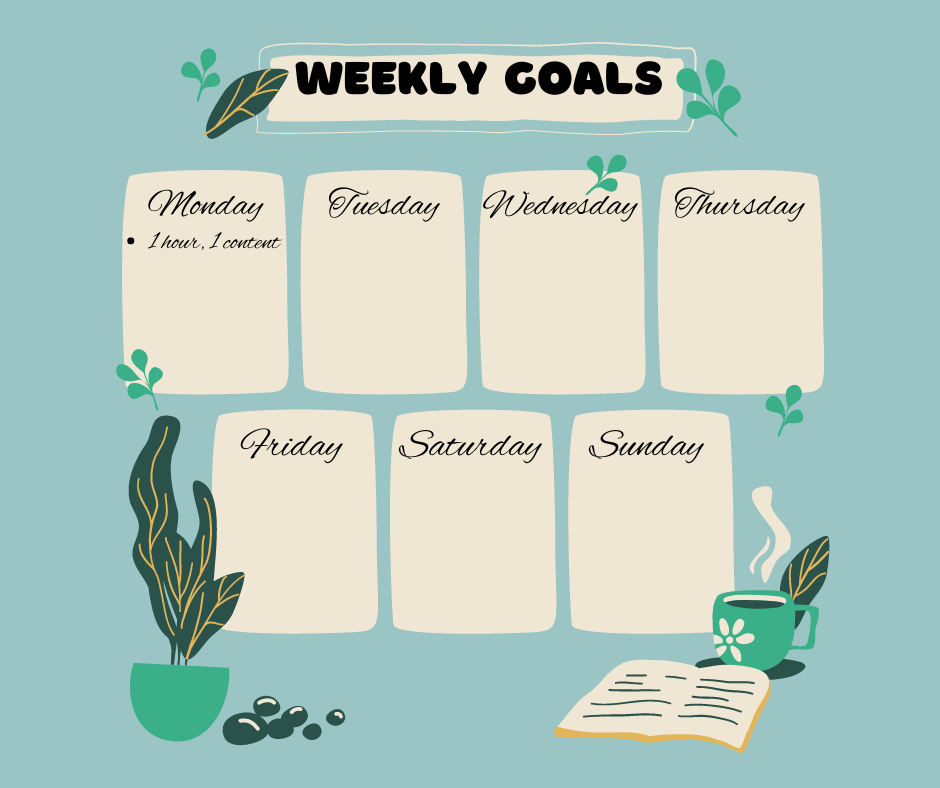 Weekly Goal